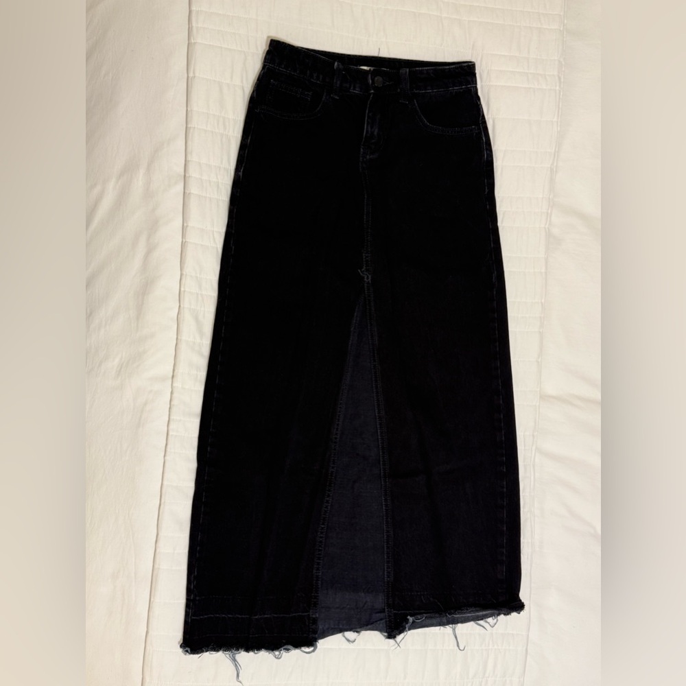 BDG Denim Maxi Skirt